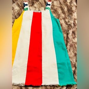 STELLA MCCARTNEY-Girls Multi-Colored Striped Dress